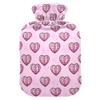 1 L Hot Water Bottle Checkered Heart Hot Water Bottle with Cover Soft Velvet Leak Proof Screw Plug Best for Winter Sports Outdoors view 1
