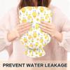 1 L Hot Water Bottle Chick Flowers Hot Water Bottle with Cover Soft Velvet Leak Proof Screw Plug Best for Winter Sports Outdoors view 4