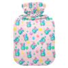1 L Hot Water Bottle Cute Teddy Bear Hot Water Bottle with Cover Soft Velvet Leak Proof Screw Plug Best for Winter Sports Outdoors view 1