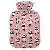 1 L Hot Water Bottle Panda Ballet Dancer Hot Water Bottle with Cover Soft Velvet Leak Proof Screw Plug Best for Winter Sports Outdoors view 1
