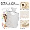 1 L Hot Water Bottle Schnauzer Paw Prints Hot Water Bottle with Cover Soft Velvet Leak Proof Screw Plug Best for Winter Sports Outdoors view 3