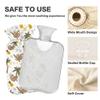 1 L Hot Water Bottle Sloth Pineapple Hot Water Bottle with Cover Soft Velvet Leak Proof Screw Plug Best for Winter Sports Outdoors view 3