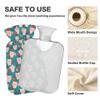 1 L Hot Water Bottle Strawberry Piggy Hot Water Bottle with Cover Soft Velvet Leak Proof Screw Plug Best for Winter Sports Outdoors view 3