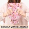 1 L Hot Water Bottle Gingerbread Man Candy Snowman Hot Water Bottle with Cover Soft Velvet Leak Proof Screw Plug Best for Winter Sports Outdoors view 4