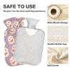 2 L Hot Water Bottle Cat with A Red Polka Dot Bow Hot Water Bottle with Cover Soft Velvet Leak Proof Screw Plug Best for Winter Sports Outdoors view 3
