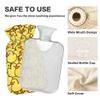 1 L Hot Water Bottle Duck Hot Water Bottle with Cover Soft Velvet Leak Proof Screw Plug Best for Winter Sports Outdoors view 3