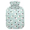 1 L Hot Water Bottle Baby Lamb Hot Water Bottle with Cover Soft Velvet Leak Proof Screw Plug Best for Winter Sports Outdoors view 1