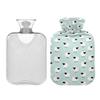 1 L Hot Water Bottle Baby Lamb Hot Water Bottle with Cover Soft Velvet Leak Proof Screw Plug Best for Winter Sports Outdoors view 2
