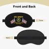 2nd Armored Cavalry Regiment Retired Polyester Satin 3PCS Blackout Sleep Mask Adjustable Strap Men Women Comfortable Eyeshade Night Travel4 view 2