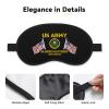 2nd Armored Cavalry Regiment Retired Polyester Satin 3PCS Blackout Sleep Mask Adjustable Strap Men Women Comfortable Eyeshade Night Travel4 view 3