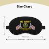 2nd Armored Cavalry Regiment Retired Polyester Satin 3PCS Blackout Sleep Mask Adjustable Strap Men Women Comfortable Eyeshade Night Travel4 view 4