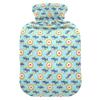 1 L Hot Water Bottle Shark Cracker Hot Water Bottle with Cover Soft Velvet Leak Proof Screw Plug Best for Winter Sports Outdoors view 1