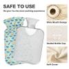 1 L Hot Water Bottle Shark Cracker Hot Water Bottle with Cover Soft Velvet Leak Proof Screw Plug Best for Winter Sports Outdoors view 3