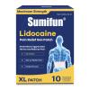 Sumifun XL 4% Lidocaine Patches, Maximum Strength OTC Numbing, Extra Large 4.72"x7.87" Pain Patches for Full Back, Leg Pain, Long-Lasting 8-Hour Pain Relief (Extra Large, Count, 10) view 1