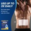 Sumifun XL 4% Lidocaine Patches, Maximum Strength OTC Numbing, Extra Large 4.72"x7.87" Pain Patches for Full Back, Leg Pain, Long-Lasting 8-Hour Pain Relief (Extra Large, Count, 10) view 3