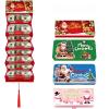 4-piece Santa Claus card with 10 slots each, red envelope, Christmas surprise party saving box. view 1