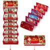 4-piece Santa Claus card with 10 slots each, red envelope, Christmas surprise party saving box. view 4