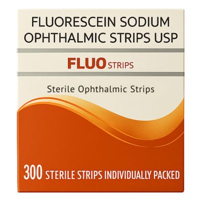 Diagnostic Ophthalmic Fluo Touch Strips - 300 Strips