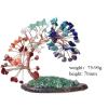 CVGfko Crystal Tree Crystal Gemstone Gravel Rock Quartz Stone Granule Agate Flower Tree Healing Home Decoration DIY Crafts Bonsai view 2