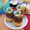 Graphics & More 6-7 Meme Dripping Text Cupcake Picks Toppers Decoration Set of 6 view 4