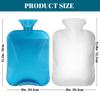 Hot Water Bottle with Cover 2 Liter, Avocado Cute Fruits Pattern Rubber Hot Water Bag for Pain Relief Headaches Cramps and Winter Warmth view 2