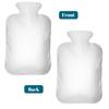 Hot Water Bottle with Cover 2 Liter, Avocado Cute Fruits Pattern Rubber Hot Water Bag for Pain Relief Headaches Cramps and Winter Warmth view 4