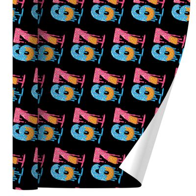GRAPHICS & MORE 6-7 Meme Melting Ice Cream Cones Gift Wrap Wrapping Paper Rolls