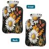 Hot Water Bottle with Cover 2 Liter, Daisies Butterflies Rubber Hot Water Bag for Pain Relief Headaches Cramps and Winter Warmth view 4