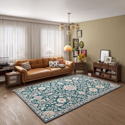 Removable Graphene Electric Heating Carpet, Portable Heated Floor Mat, Indoor Heated Rug with Timer, Adjustment Heating Floor Mats Under Desk, Suitable for Yoga(A,160 * 240cm)