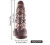 10.5 inch Ergonomic Foam Massage Roller with Textured Grip for Deep Tissue Relief and Recovery QX05794 view 2
