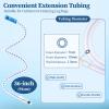 Artojoy 36" Catheter Extension Tubings for Urinary Drainage Bag, Catheter Supplies with Flexible Drain Tube Connector, Universally Compatible with Leg Bags Drainage System Extension Tubing(6 Pcs) view 2