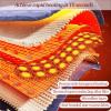 Removable Graphene Electric Heating Carpet, Portable Heated Floor Mat, Indoor Heated Rug with Timer, Adjustment Heating Floor Mats Under Desk, Suitable for Yoga(A,200 * 300cm) view 3