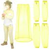 Yoojahow 5 Pcs Anti Mosquito Suit Midge Clothing Mesh Net Hood Arm and Leg Sleeves Protective Cover for Camping Gardening(Yellow) view 1