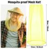 Yoojahow 5 Pcs Anti Mosquito Suit Midge Clothing Mesh Net Hood Arm and Leg Sleeves Protective Cover for Camping Gardening(Yellow) view 3