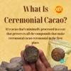 Ceremonial Cacao Organic, Unsweetened Whole-Bean & Untempered, Low-Temperature Processed Small-Batch Artisan Cacao for Energy, Clarity & Flow 1 lb | XOL Pure Love view 4