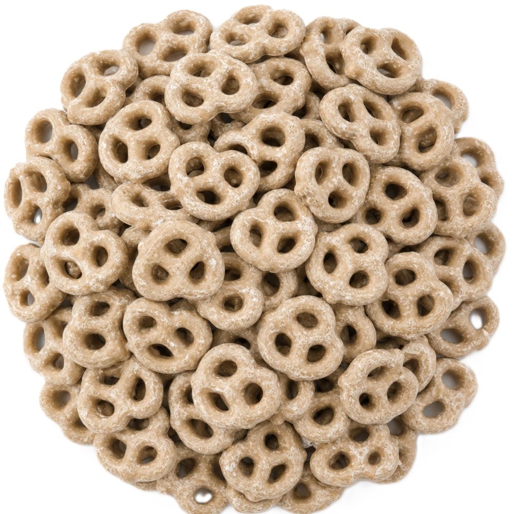 Cinnamon Yogurt Covered Pretzels 1 lb Resealable Bag | Sweet & Spiced Crunchy Snack | Gourmet Yogurt Pretzel Treats | Perfect for Gifting, Parties, Charcuterie & Everyday Snacking