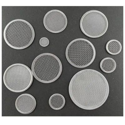 10MM 304 Stainless Steel Edge Wrapped Filter Screen - Round Ultra-Fine Multi-Layer Metal Stamped Filter Disc, High Temperature Resistant, Thickness 1-1.2mm Dia.10mm 100mesh