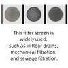 10MM 304 Stainless Steel Edge Wrapped Filter Screen - Round Ultra-Fine Multi-Layer Metal Stamped Filter Disc, High Temperature Resistant, Thickness 1-1.2mm Dia.10mm 100mesh view 3