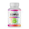 SigmaBiotics Vitamin B Complex with Vitamin C, Iron, Magnesium & Choline - High Potency B1-B12 Tablets - Energy, Metabolism & Nervous System Support - Vegan, Non-GMO - 90 Tablets view 1