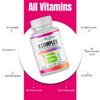 SigmaBiotics B Complex with Vitamin C, Folic Acid, Iron, Choline & Magnesium - Advanced High Potency B1, B2, B3, B5, B6, B7, B9, B12 - Energy & Nervous System Support - Vegan, Non-GMO 120 Tablets view 4