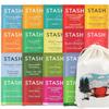 Stash Tea Bags Sampler Assortment Variety Pack 40 Tea Bags in Handmade Cotton Pouch | 18 Assorted Flavors Black Green Herbal Fruit Tea for Mom Dad Wife Husband Tea Lovers view 1