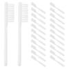 100pcs Short Handle Jail Toothbrush for Adults -Institutional Correctional Soft Bristles - Compact Non Slip Thumb Grip - Travel Oral Care Accessories view 1