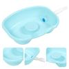 CORHAD Household Shampoo Basin for Elderly Disabled Pregnant Bedridden Use Hair Washing Tray with Comfortable Design for at-Home Hair Care and Convenient Washing Green view 3