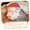 IDEANATEGRATE Christmas Sponges Santa Xmas Tree Sponge Reusable Kitchen Cleaning for Dish and Pot Scrubbing view 4