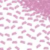 120pcs Pink Happy Birthday Confetti, Birthday Party Table Confetti for Women Men, Glitter Cheers to 21 30 40 50 Years Table Scatter for HBD Party Decoration view 1