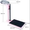 Mechanical Scale with Height Rod, Professional Extra-Large Analog Dial, Health Scale, with Oversize Analog Dial, for Gym, Home, Bathroom, Hotel,School view 2