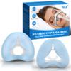2PCs Replacement CPAP N20 Mask Cushion (Medium) - No Silicone Contact, 2 Different Texture Trial Combo - 1PC Cotton & 1PC Velvet, Latest Fabric Nasal Pillow Supplies for Airfit & Airtouch N20 (Blue) view 1
