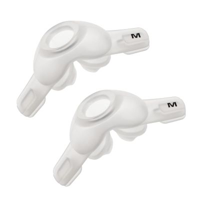 2 Pack Nasal Pillows Compatible with ResMed Swift FX Nasal Frame Assembly, Gel Silicone Elastomer Dual-Wall Nose Pillow Cushion Mask - Medium