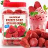 7oz Whole Freeze-Dried Strawberries - Freeze-Dried Fruit Snack, Crispy Strawberry Snack for Yogurt, Oatmeal, Cereal, Smoothies, Baking view 1