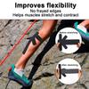 12pcs Precut Kinesiology Tapes for Calf Muscles, Waterproof & Breathable Athletic Calf Support Strips Tape Elastic Sports Tape Stickers for Swelling Muscle Recovery (Black) view 4